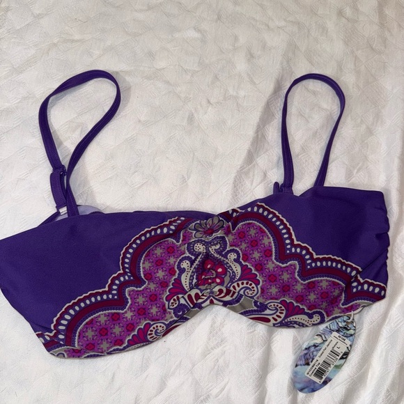 NWT Prana dusted peri jasmine Cosima bikini top Sz L - Picture 5 of 11
